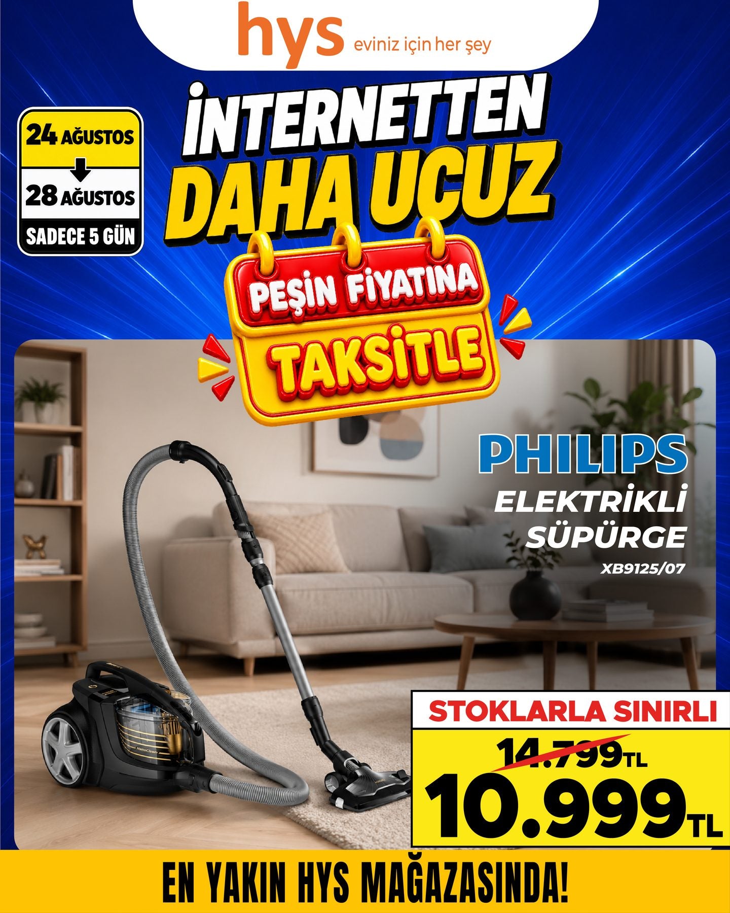 Philips Elektrikli Süpürge Ürün ana görseli