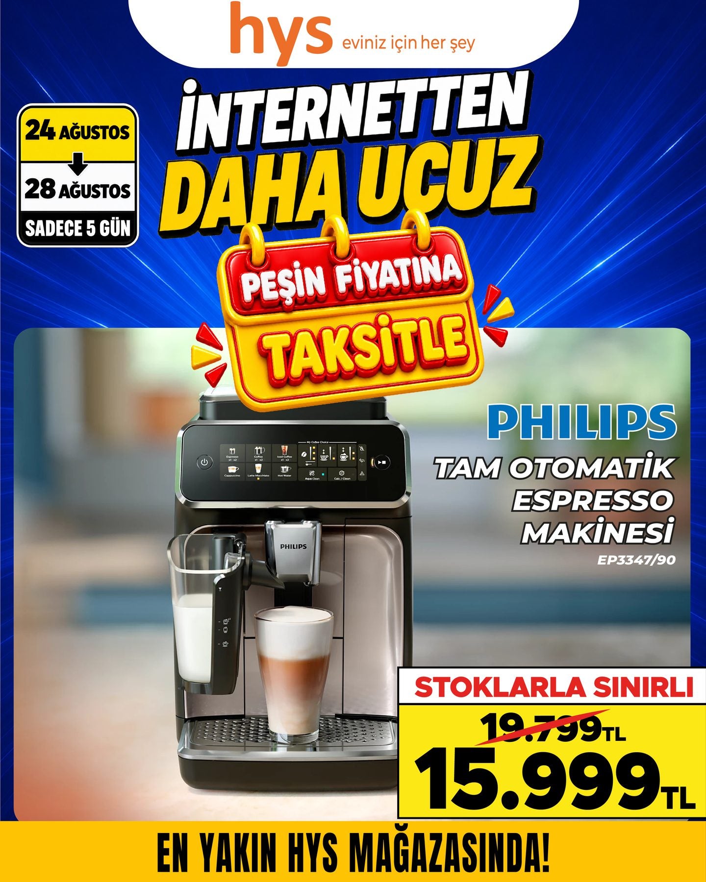 Philips Tam Otomatik Espresso Makinesi Ürün ana görseli