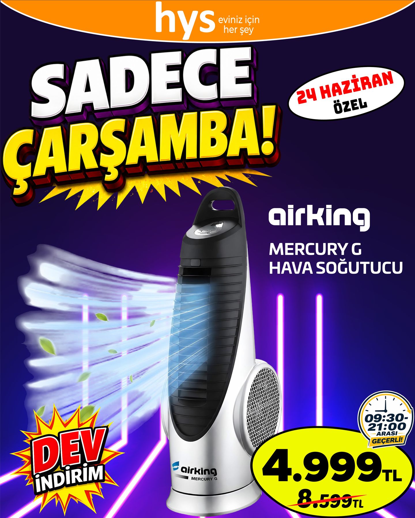 Airking Mercury G Hava Soğutucu