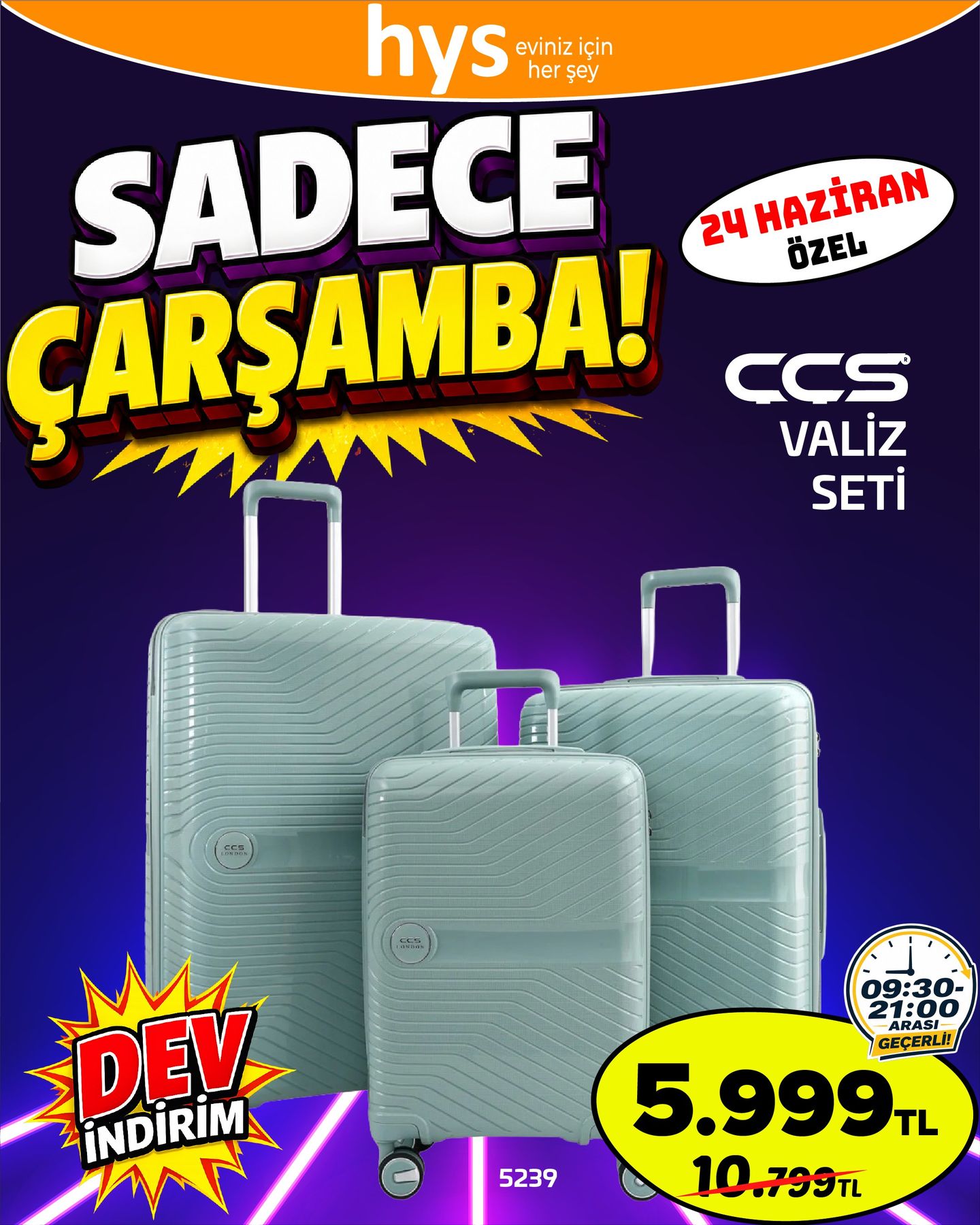 CCS Valiz Seti Ürün ana görseli