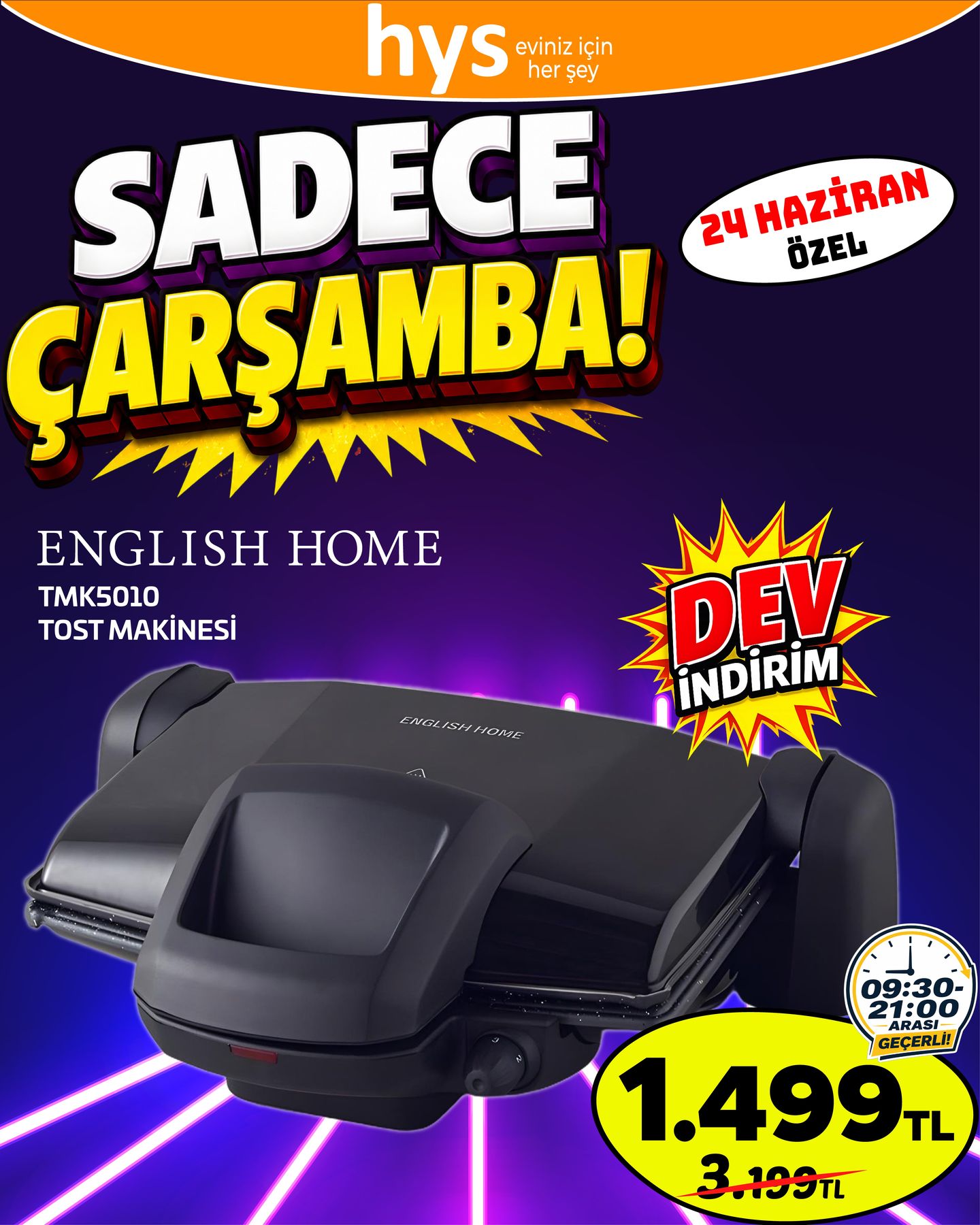 English Home Tost Makinesi