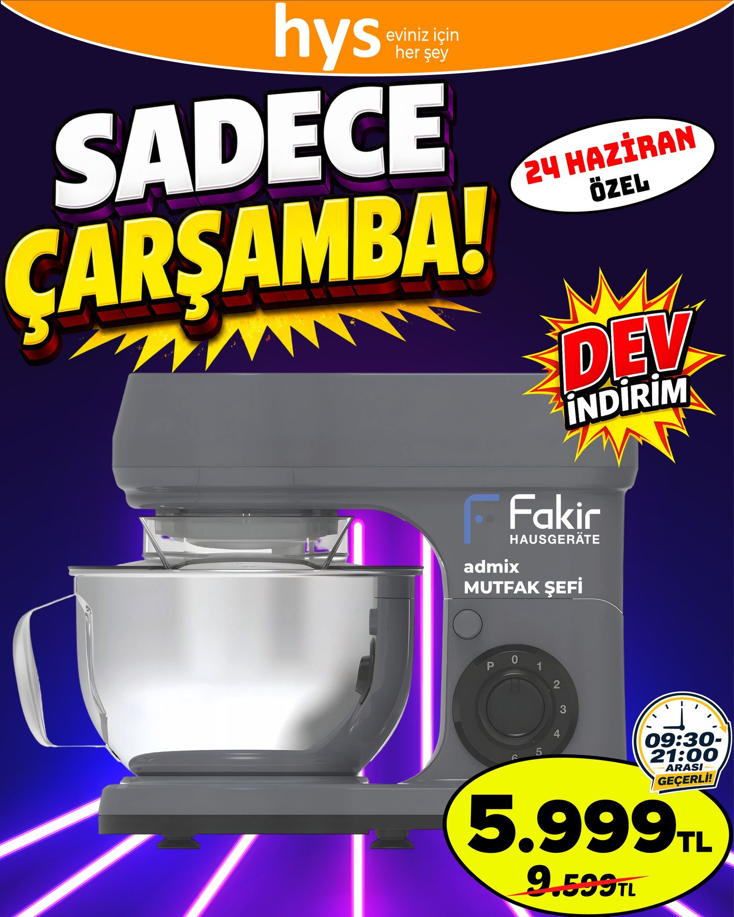 Fakir Admix Mutfak Şefi