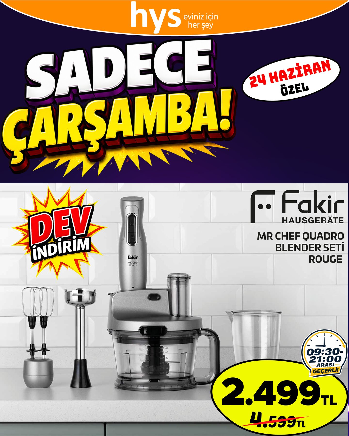 Fakir Mr Chef Quadro Blender Seti Ürün ana görseli