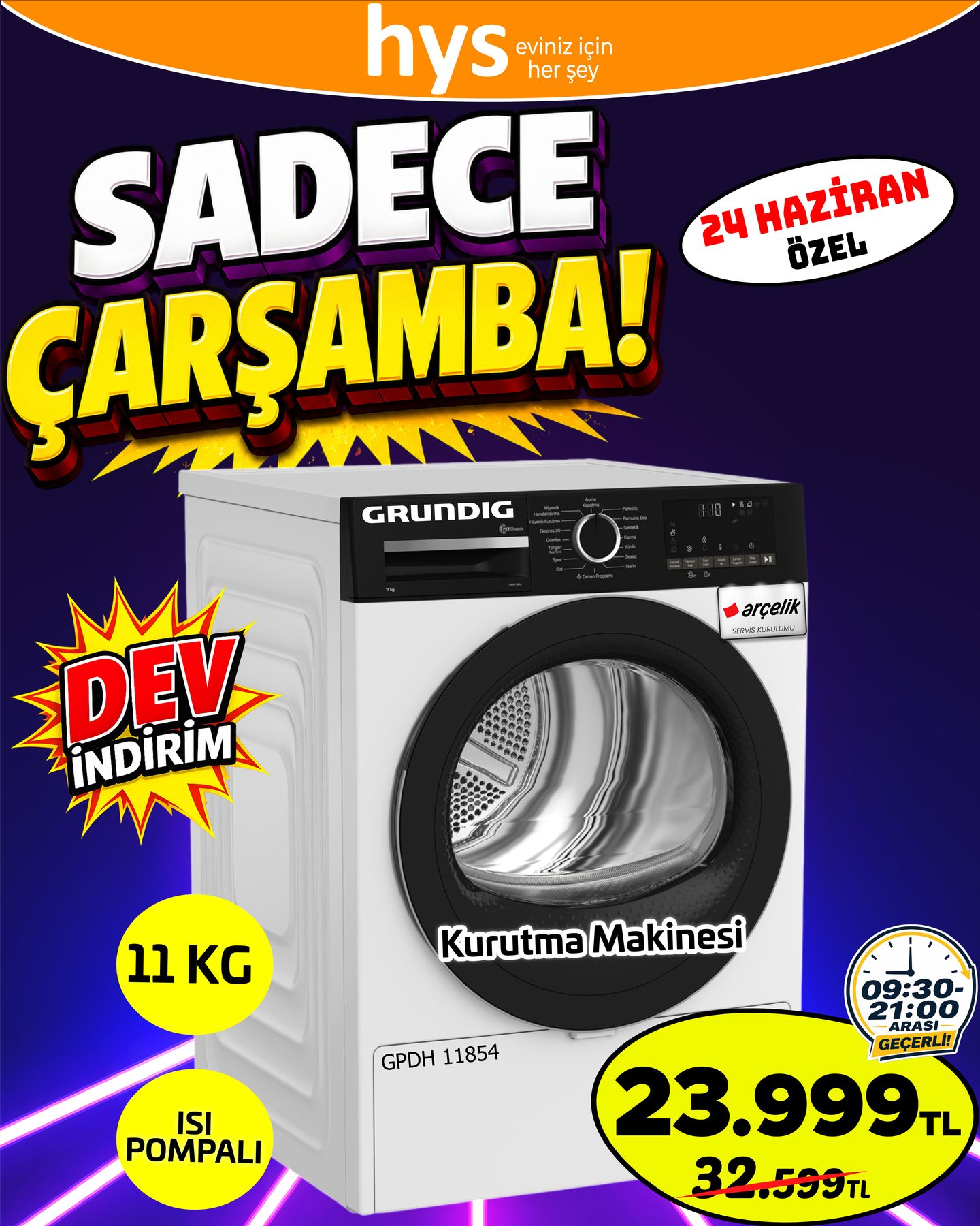 Grundig Kurutma Makinesi