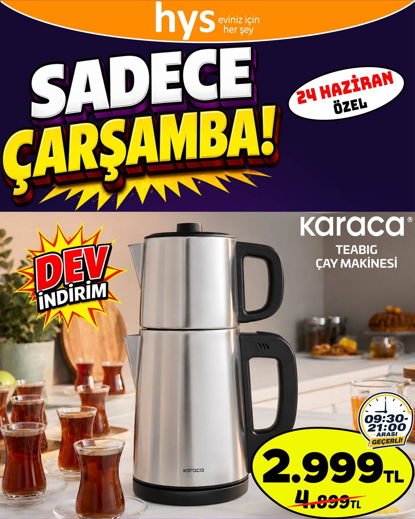 Karaca Çay Makinesi Ürün ana görseli