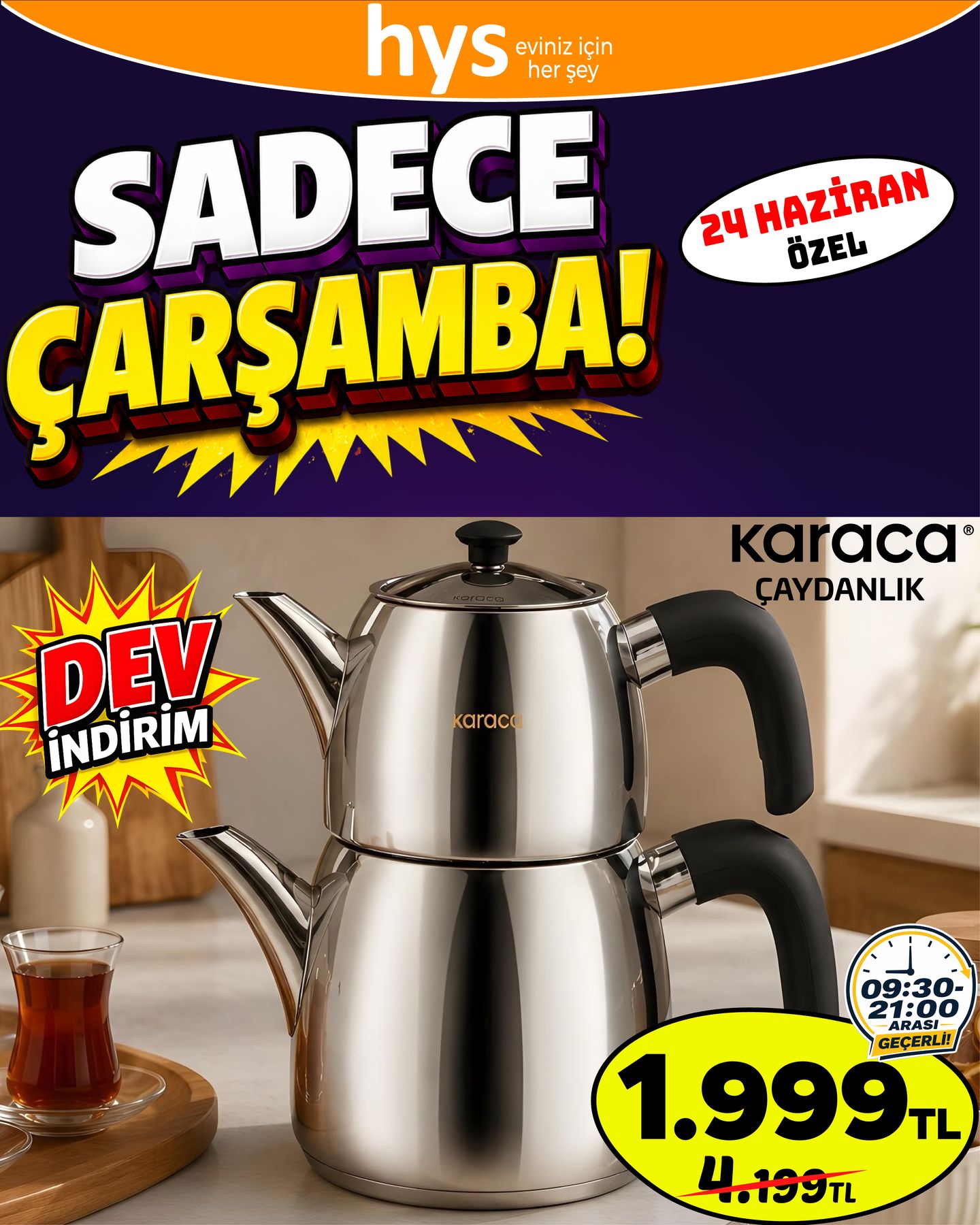 Karaca Çaydanlık Ürün ana görseli