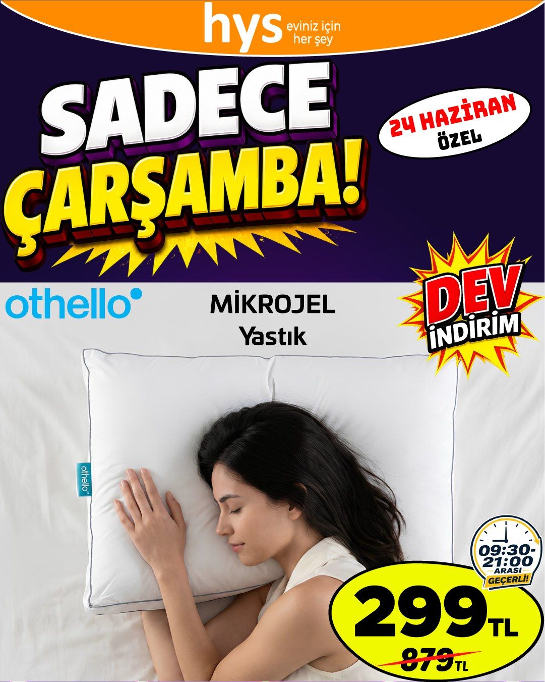 Othello Mikrojel Yastık Ürün ana görseli