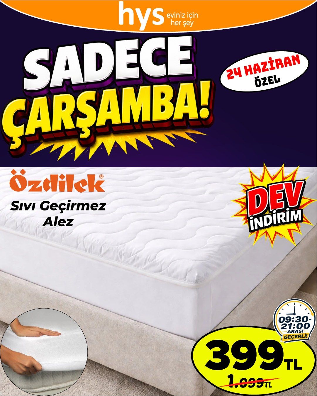 Özdilek Sıvı Geçirmez Alez Ürün ana görseli