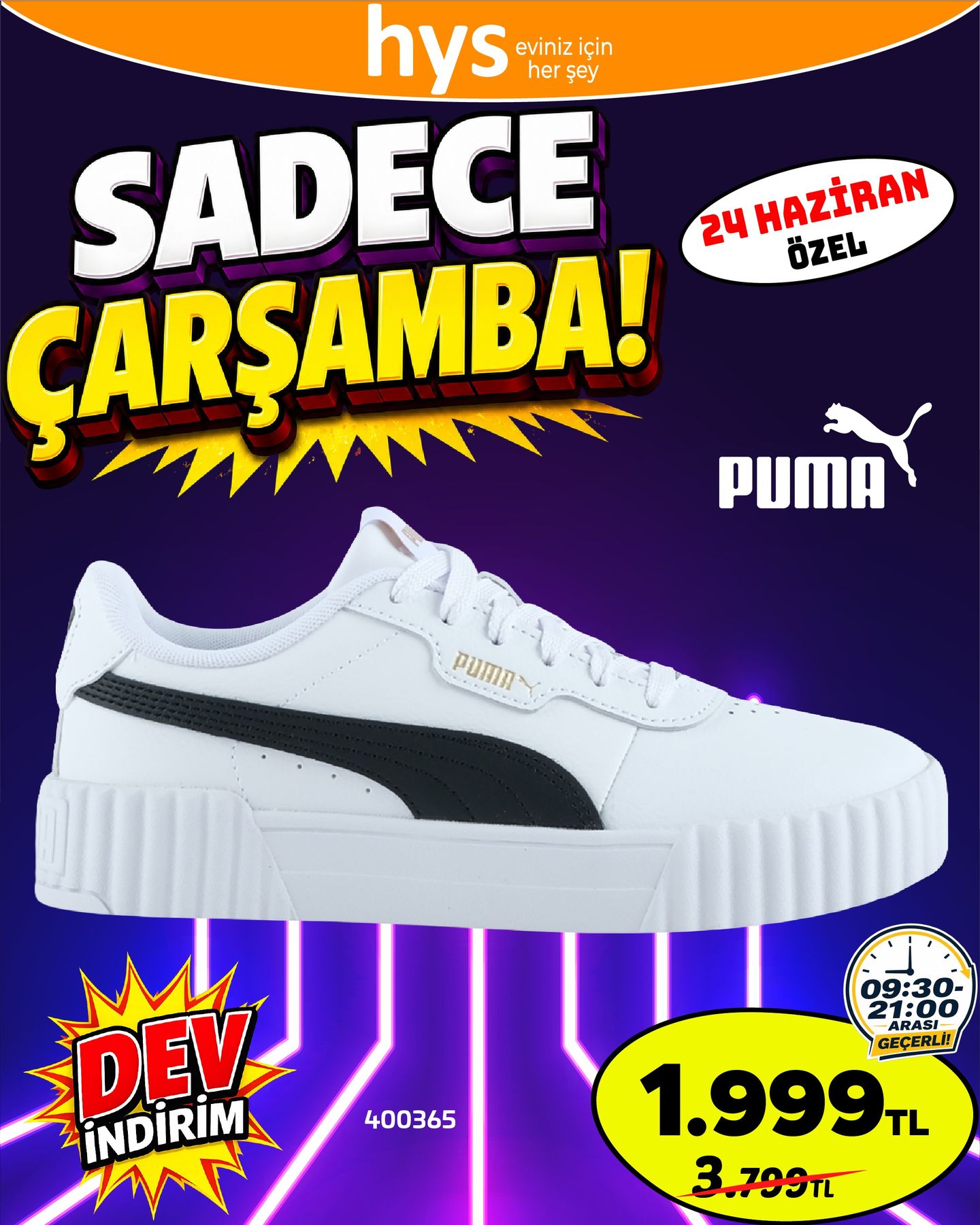 Puma Beyaz Spor Ayakkabı