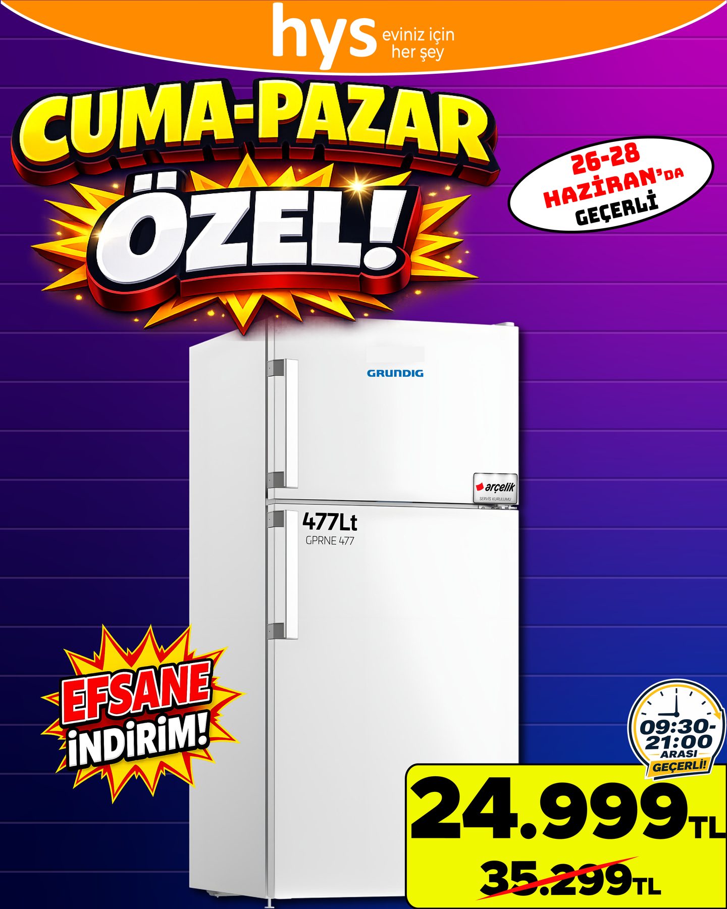 Grundig Buzdolabı