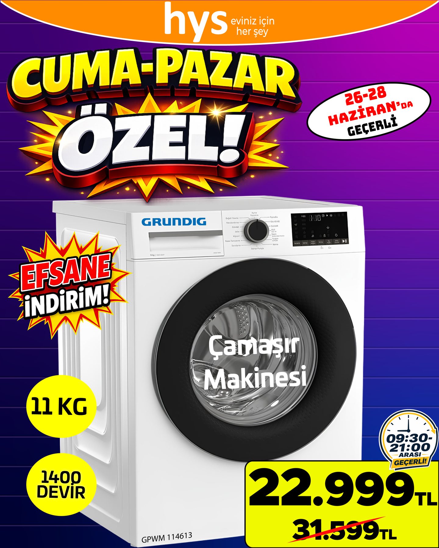 Grundig Çamaşır Makinesi