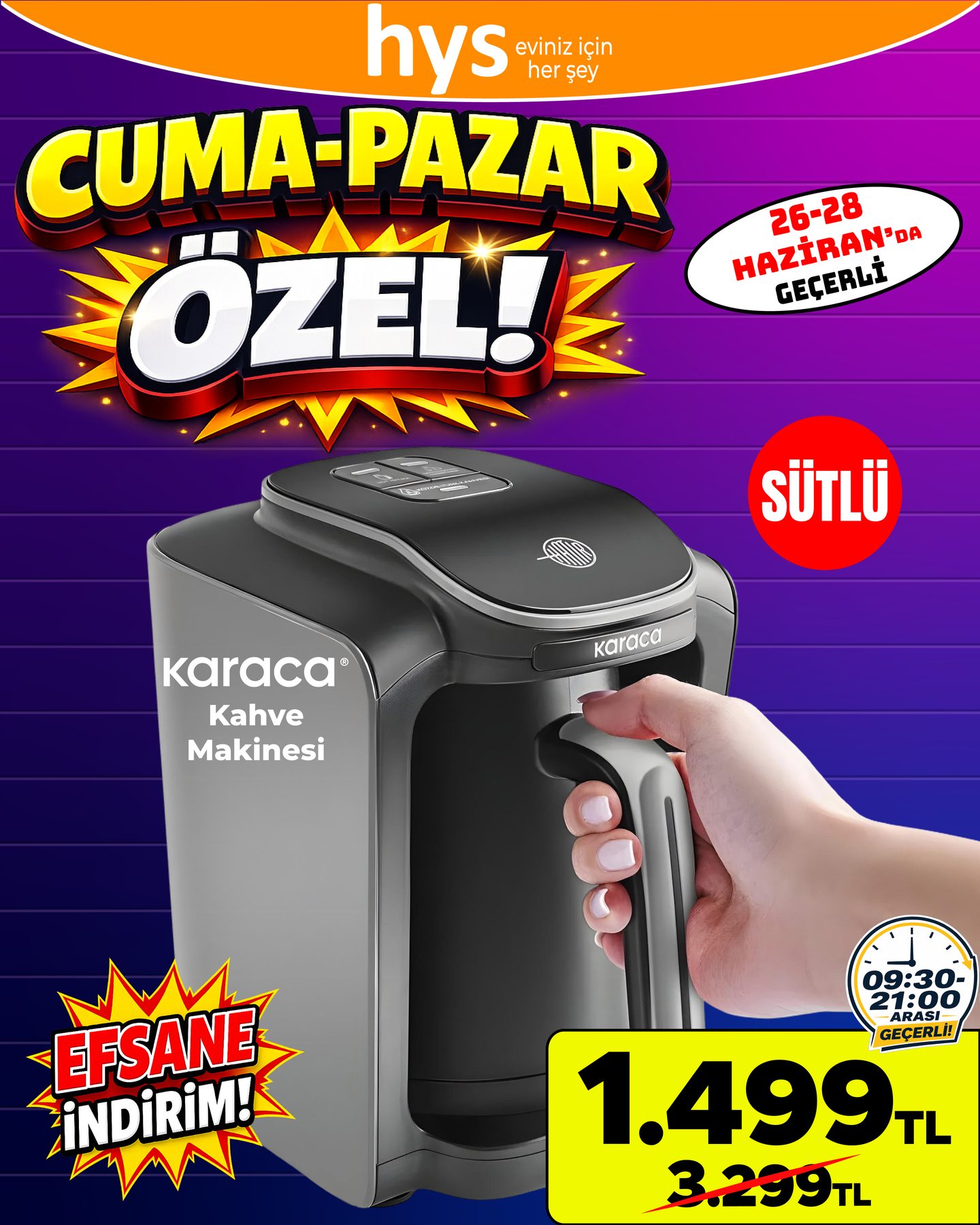 Karaca Sütlü Kahve Makinesi
