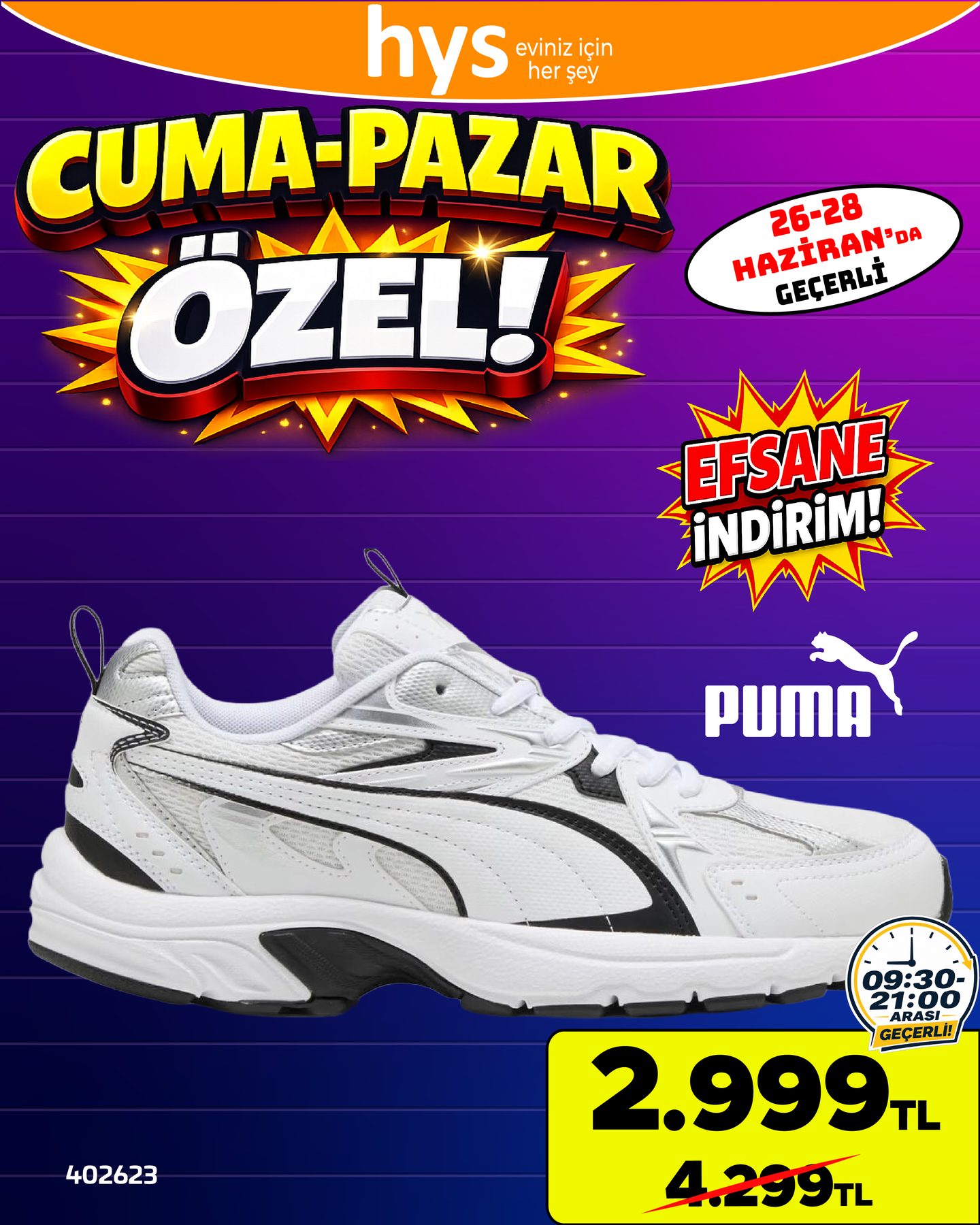 Puma Beyaz Spor Ayakkabı