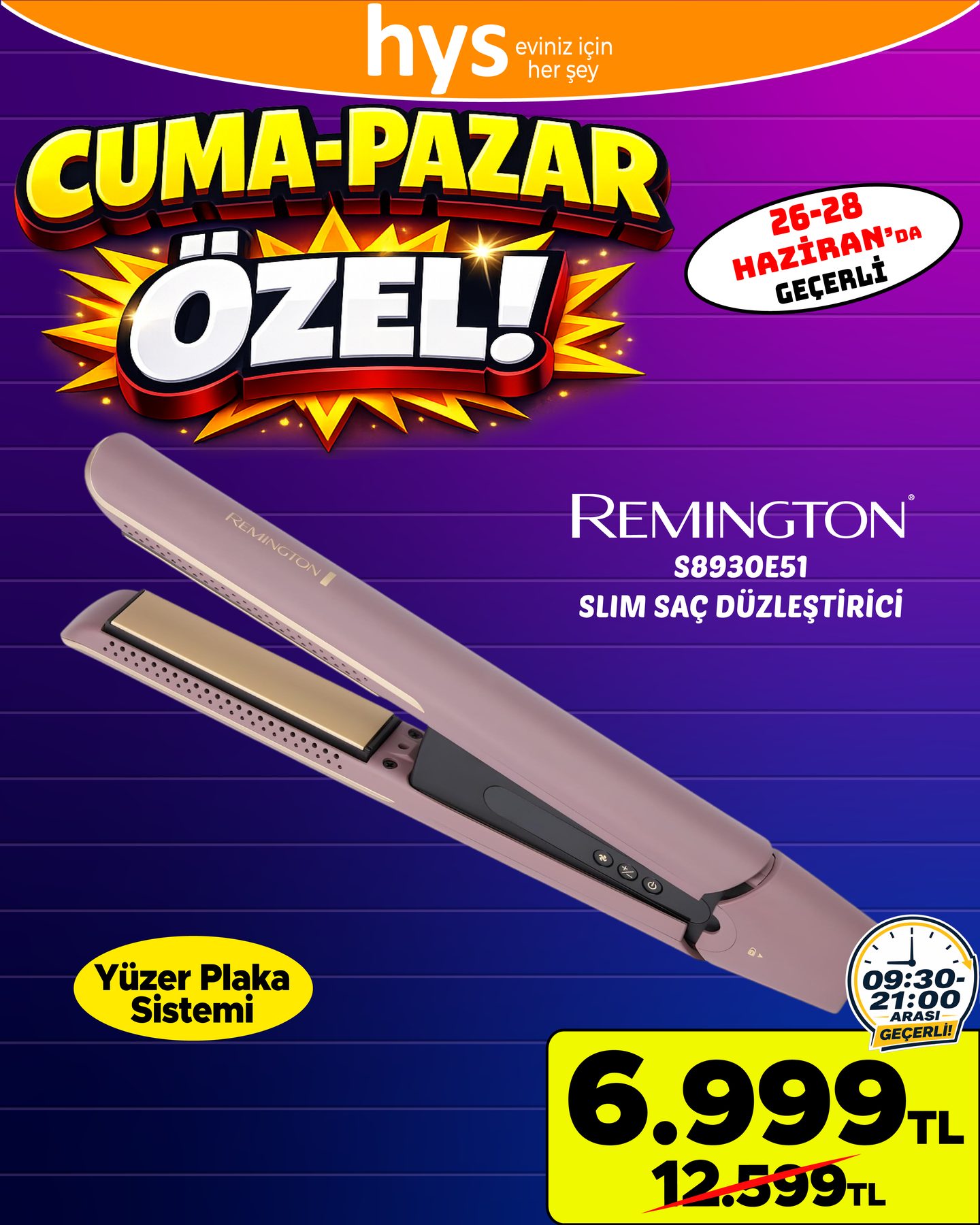 Remington Saç Düzleştirici