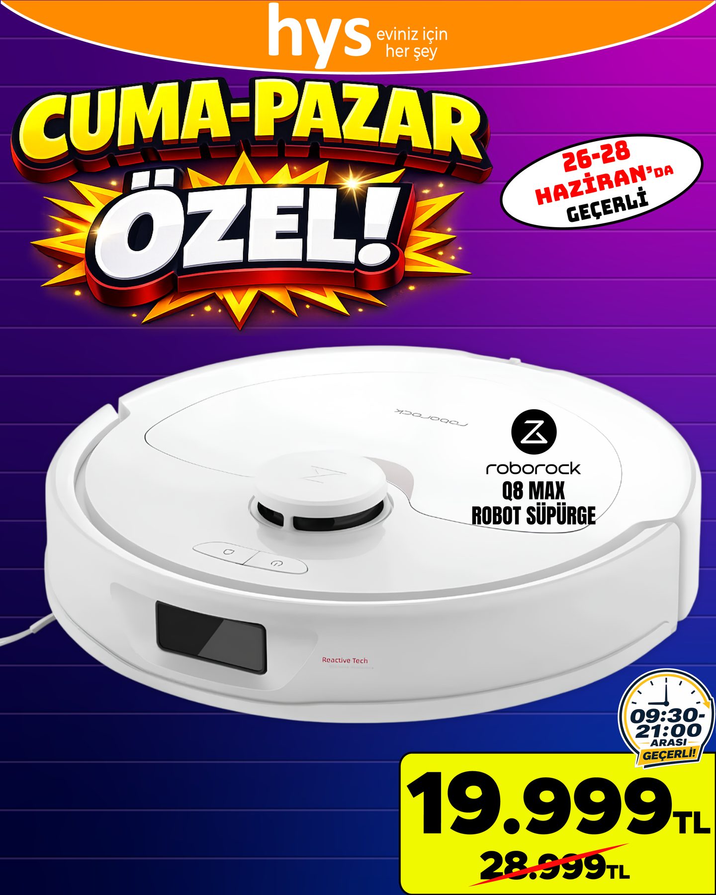 Robot Süpürge Ürün ana görseli