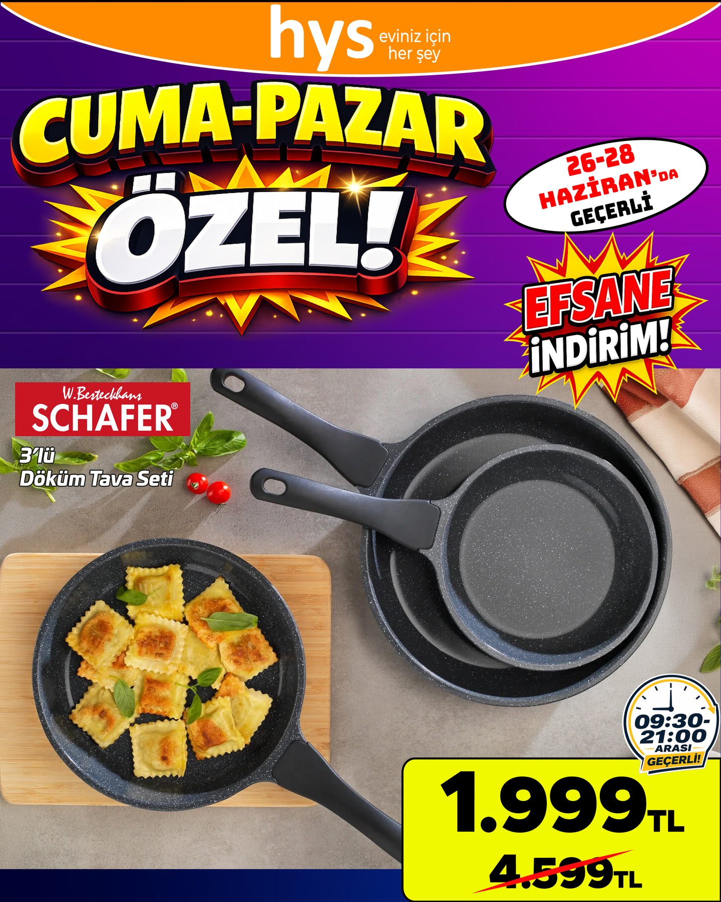 Schafer Tencere Tava Seti