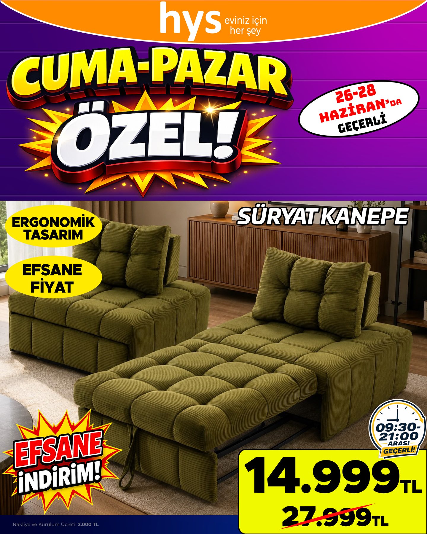 Süryat Kanepe Ürün ana görseli