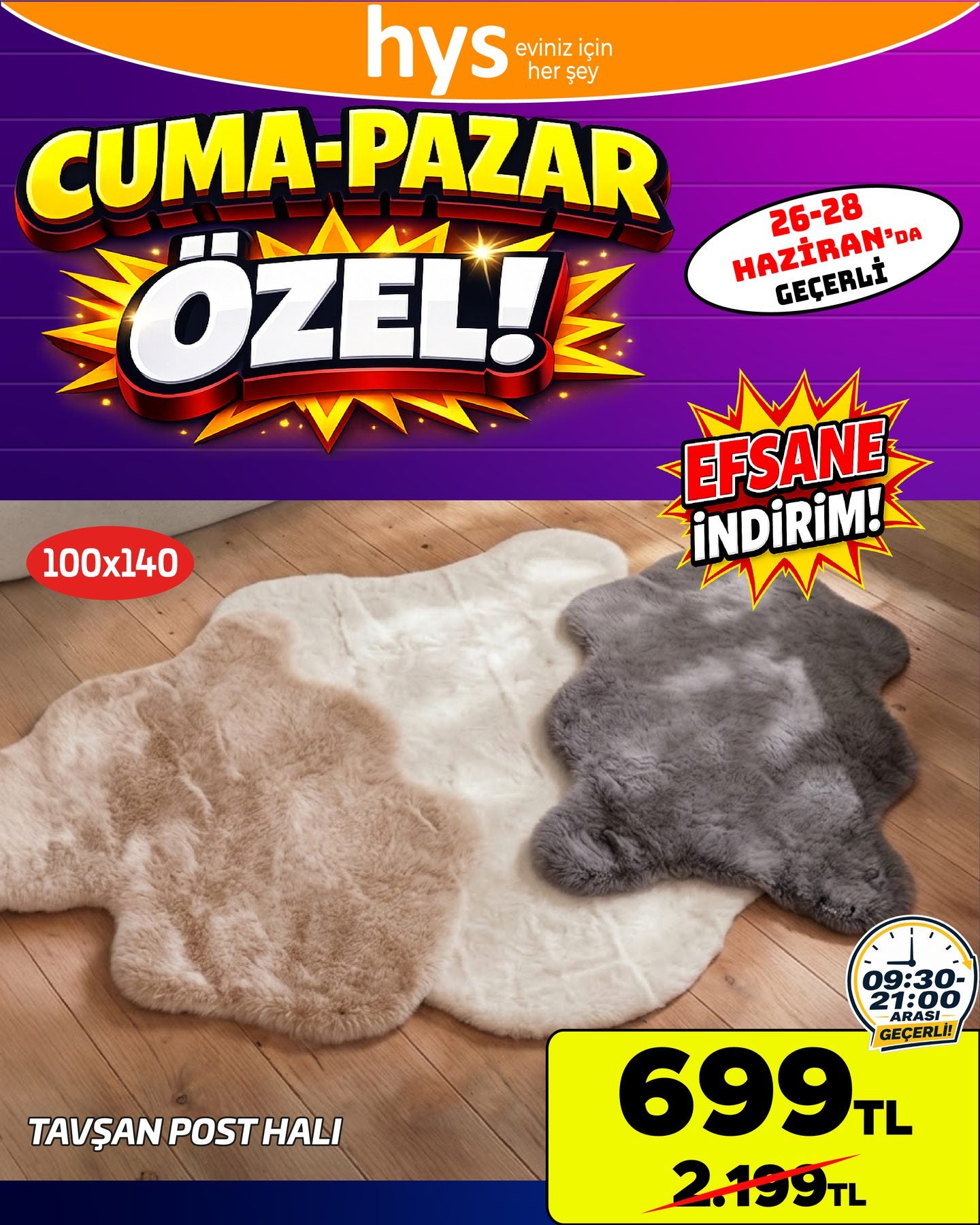 Tavşan Post Halı Ürün ana görseli