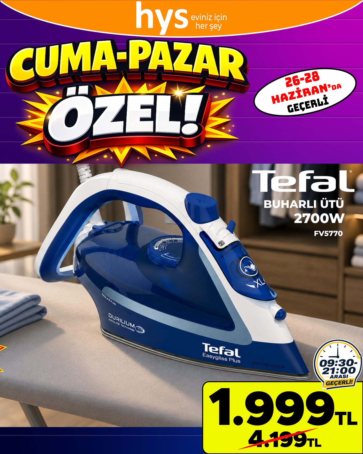 Tefal Buharlı Ütü