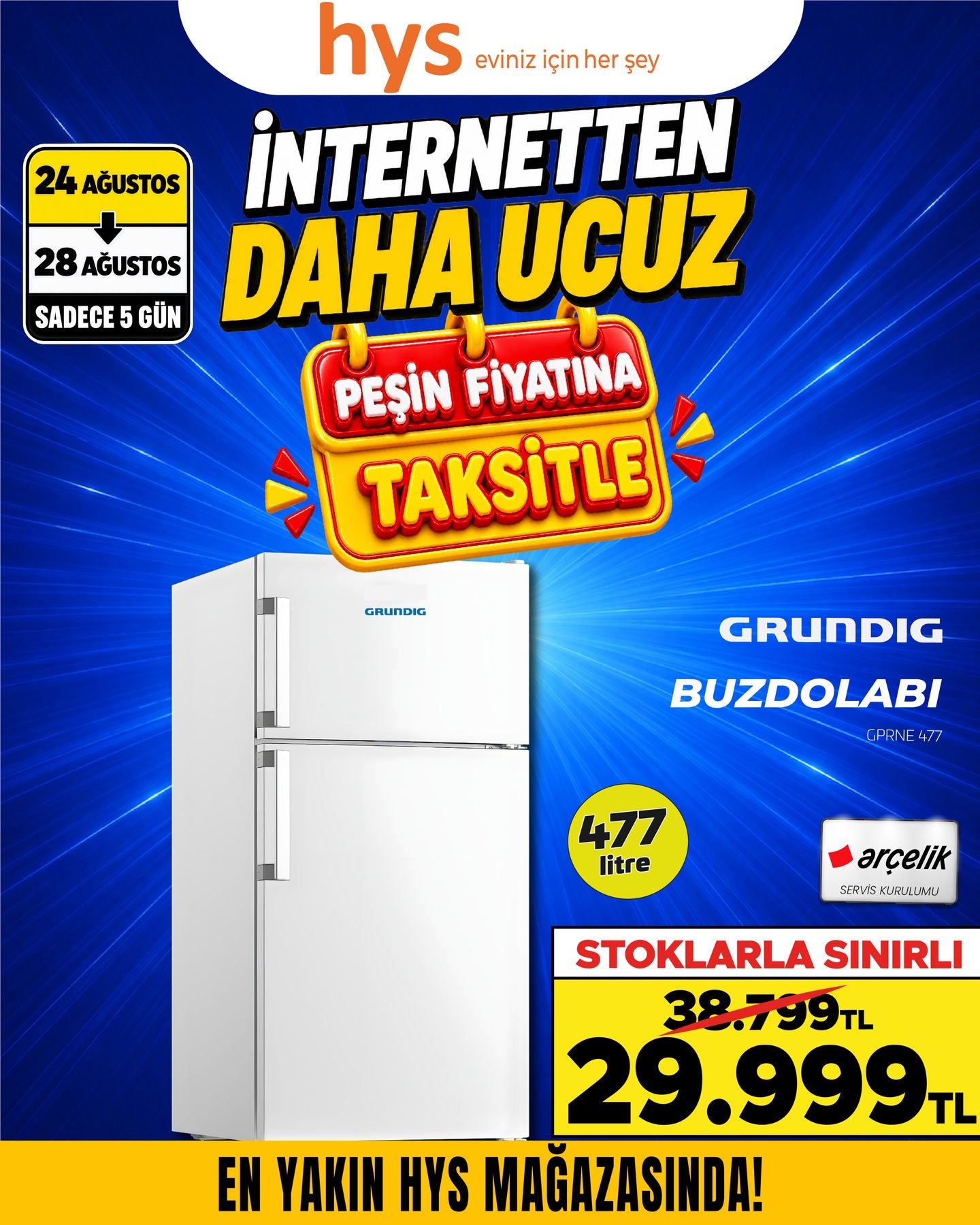 Grundig 477 Lt Buzdolabı