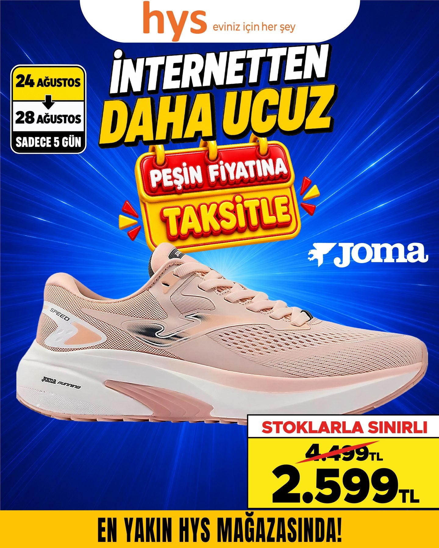 Joma Pudra Spor Ayakkabı