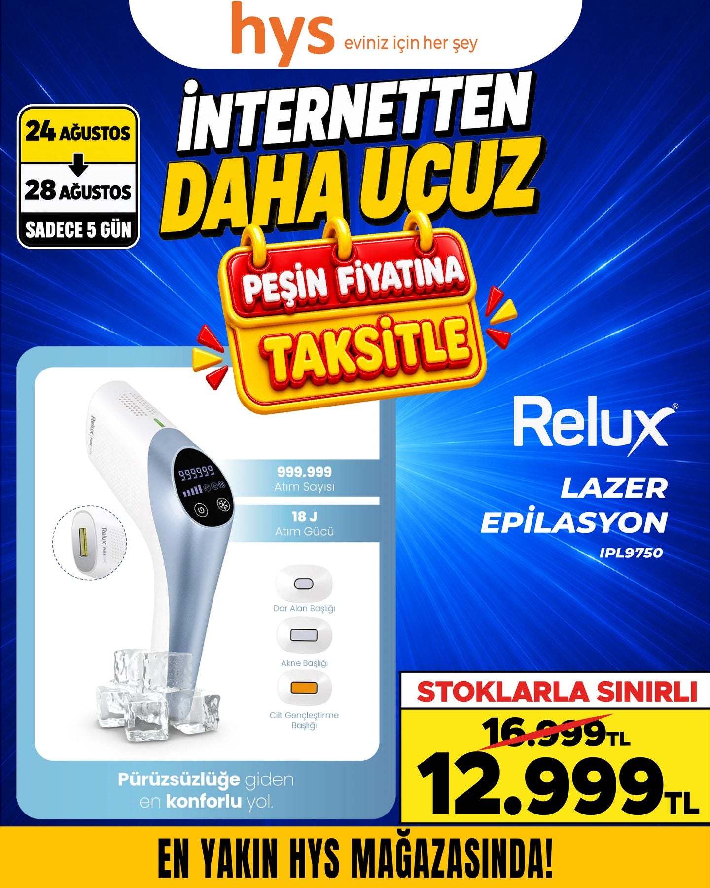 Relux Lazer Epilasyon