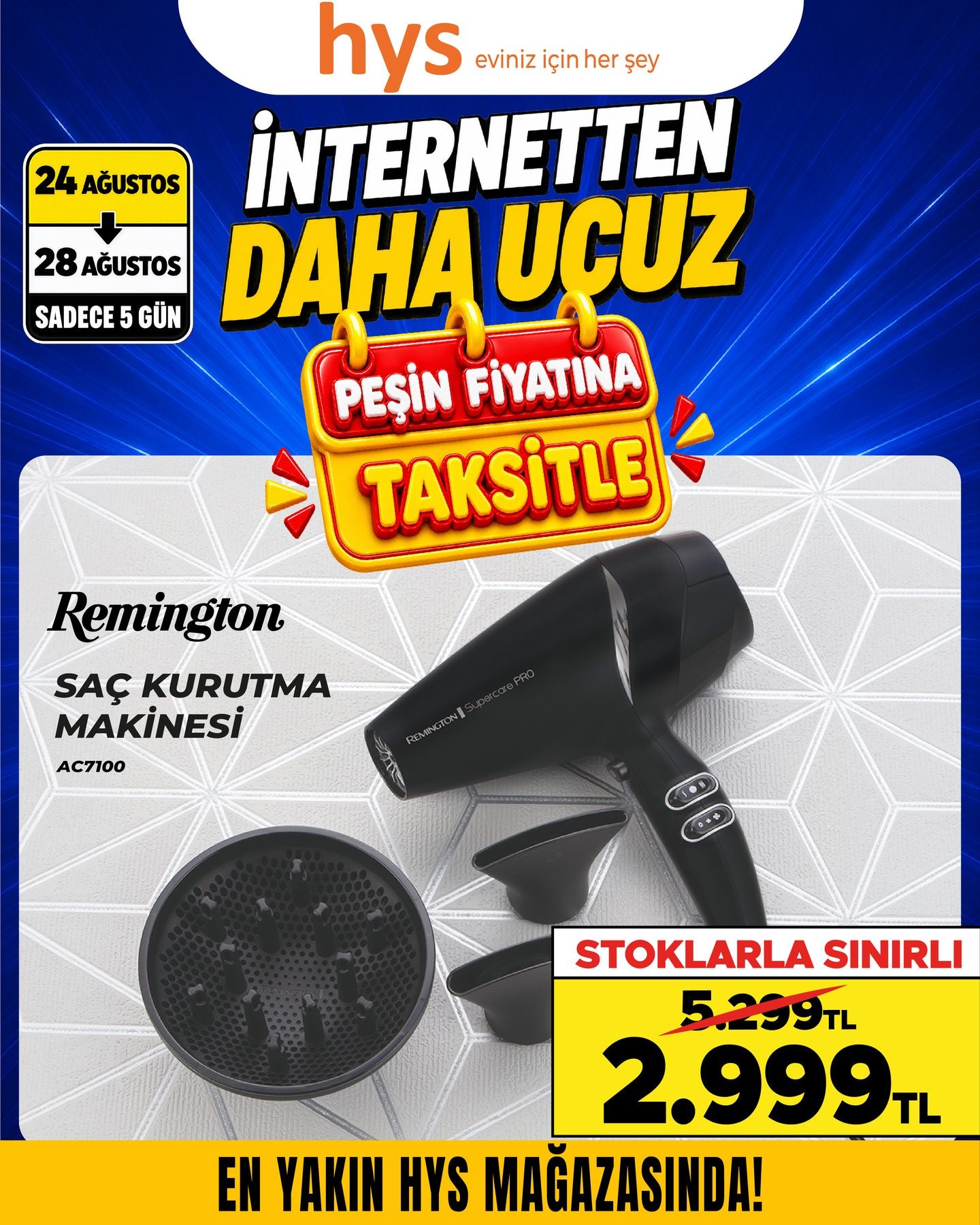 Remington Saç Kurutma Makinesi