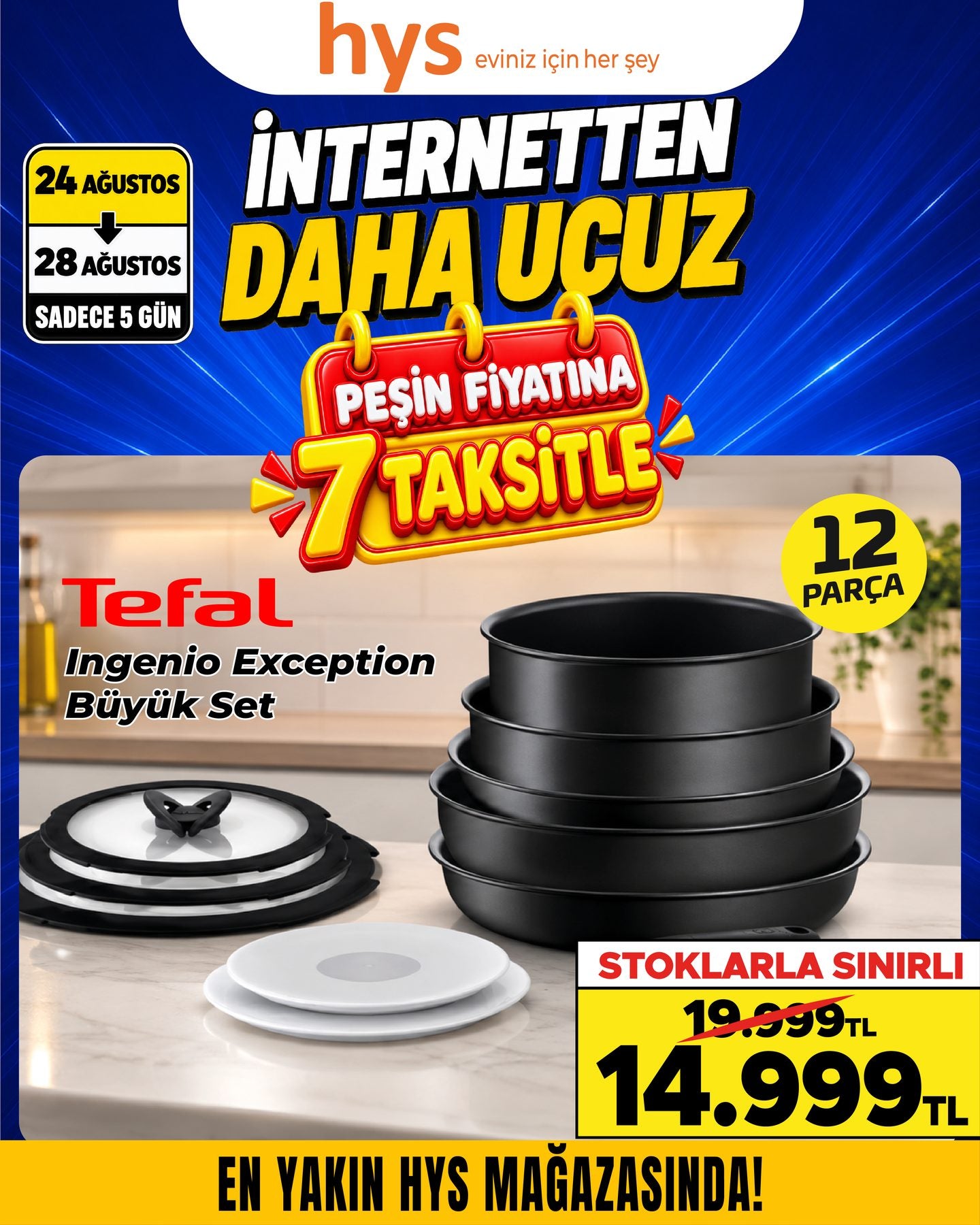 Tefal Ingenio Exception Büyük Set 12 Parça