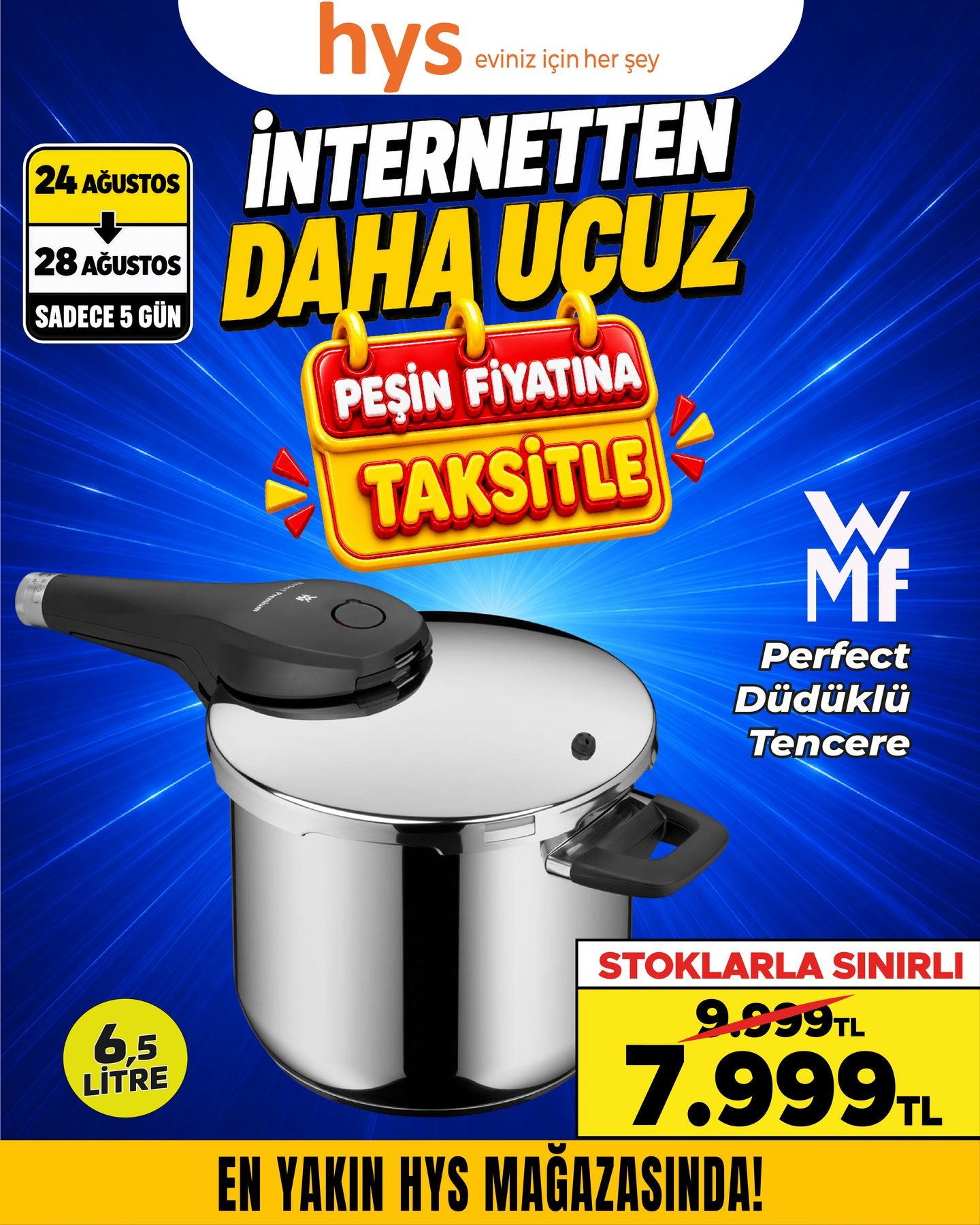 WMF Perfect Düdüklü Tencere 6,5 Lt Ürün ana görseli