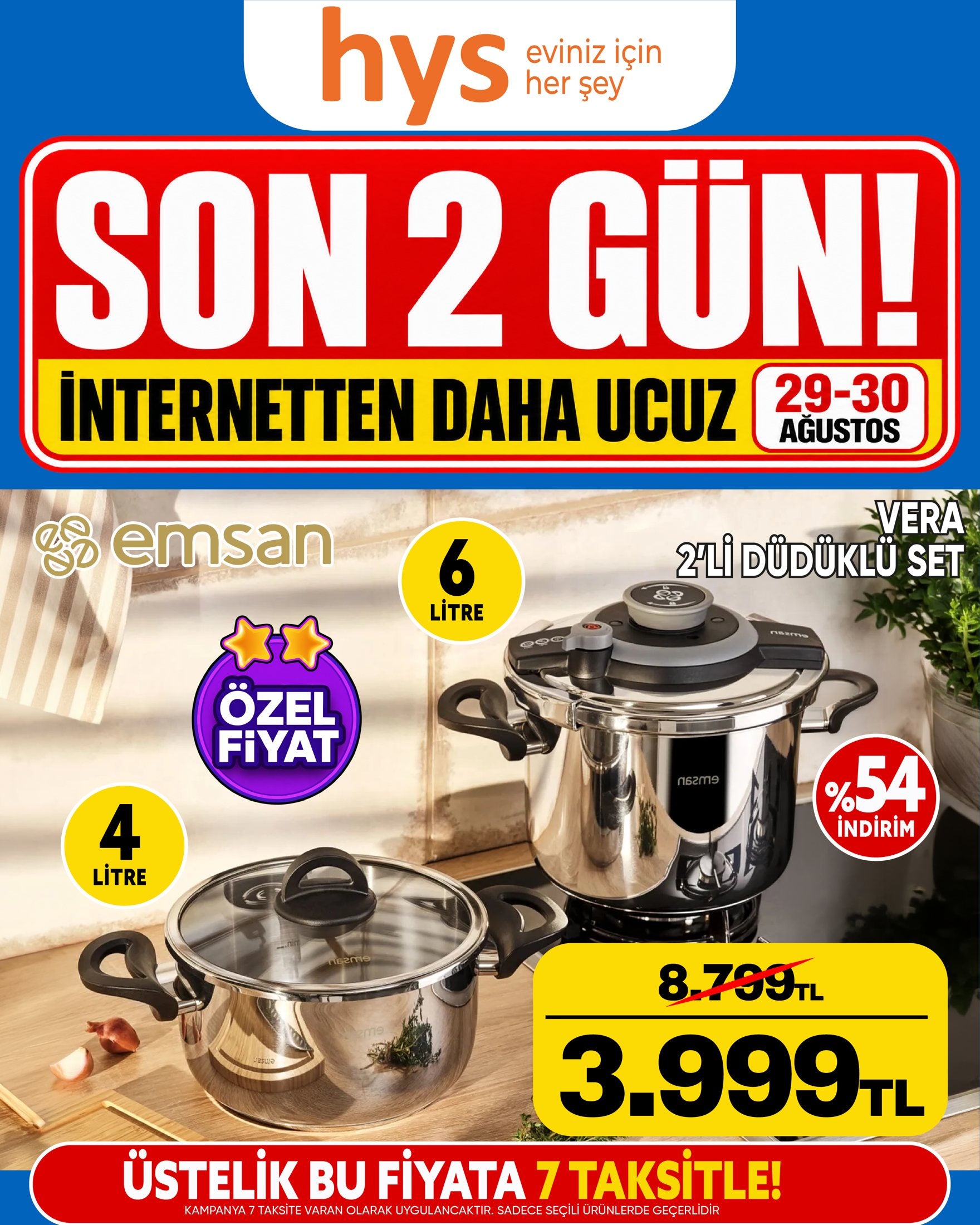 Emsan Vera 2’li Düdüklü Set