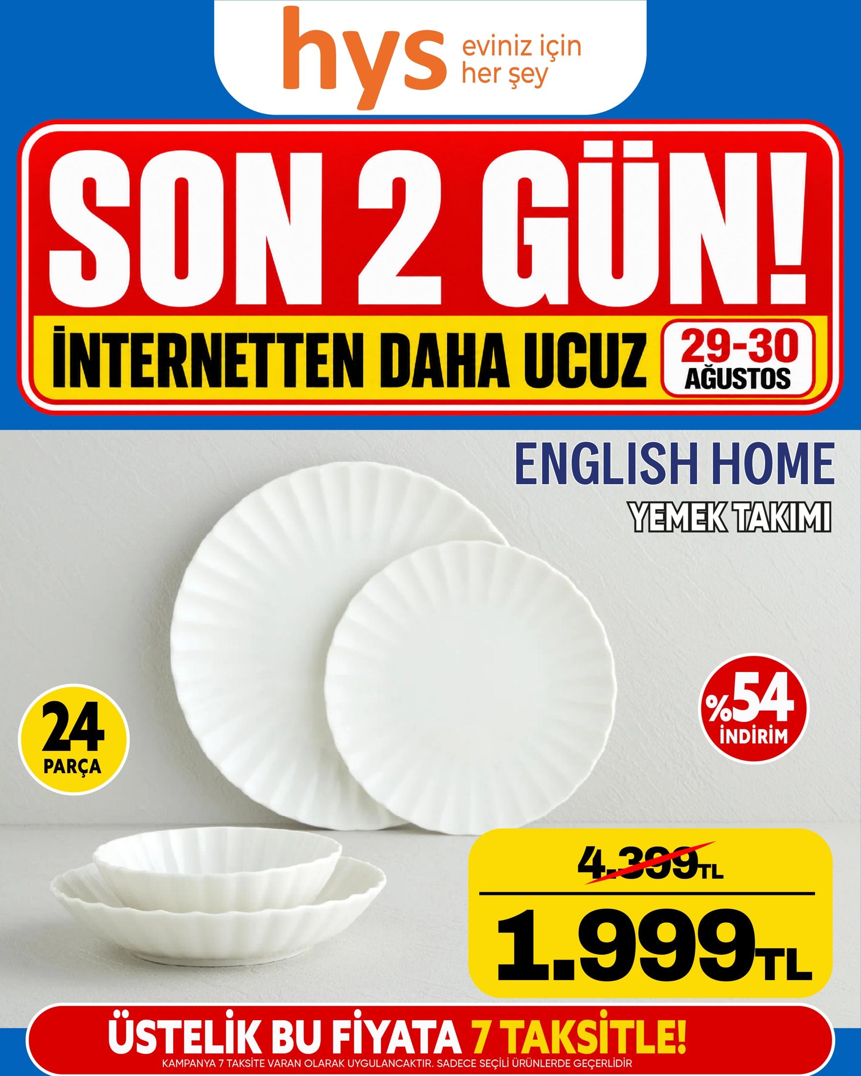 English Home Yemek Takımı 24 Parça