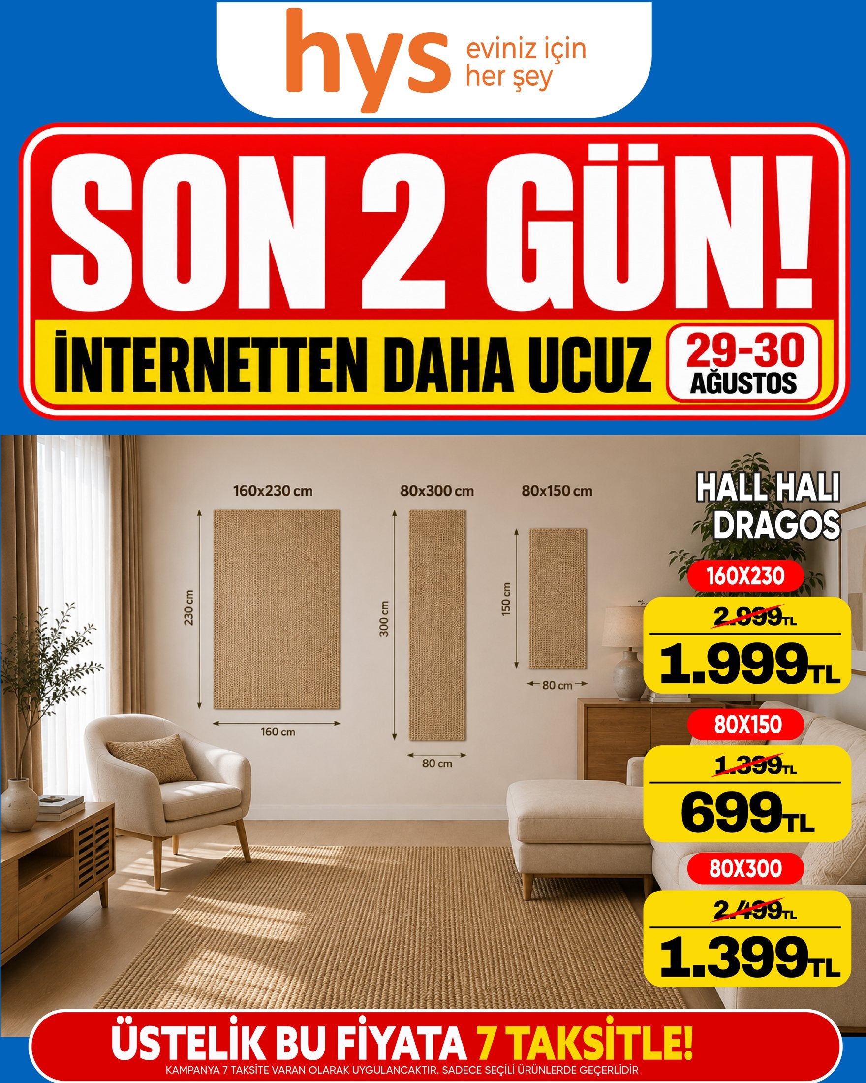 Hall Halı Dragos 160x230