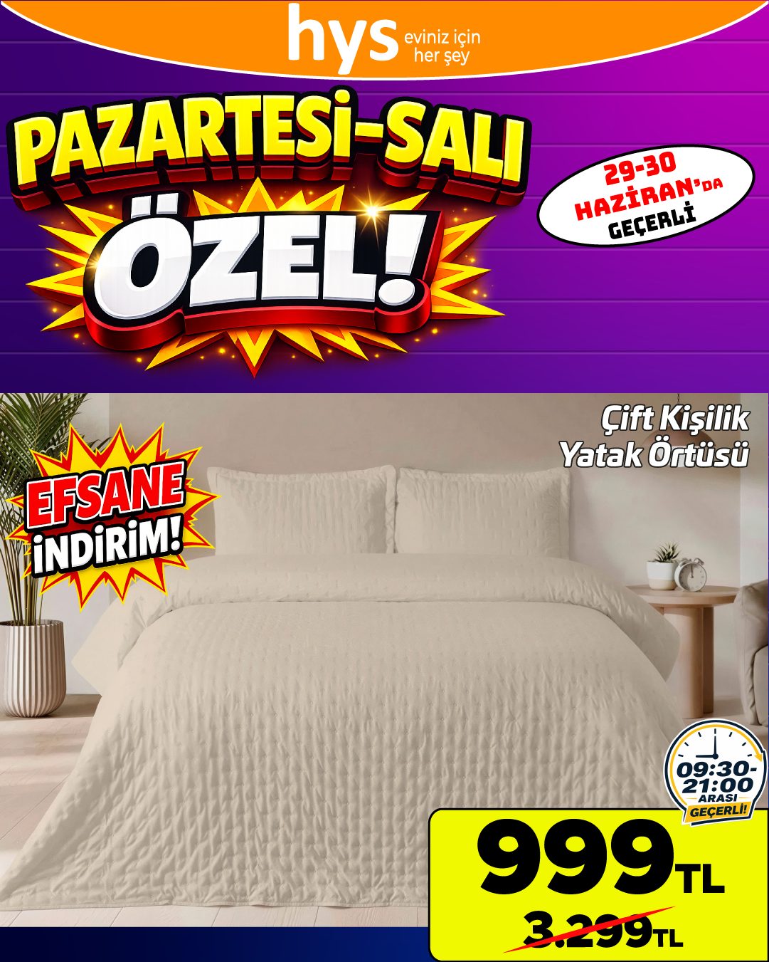 Çift Kişilik Yatak Örtüsü