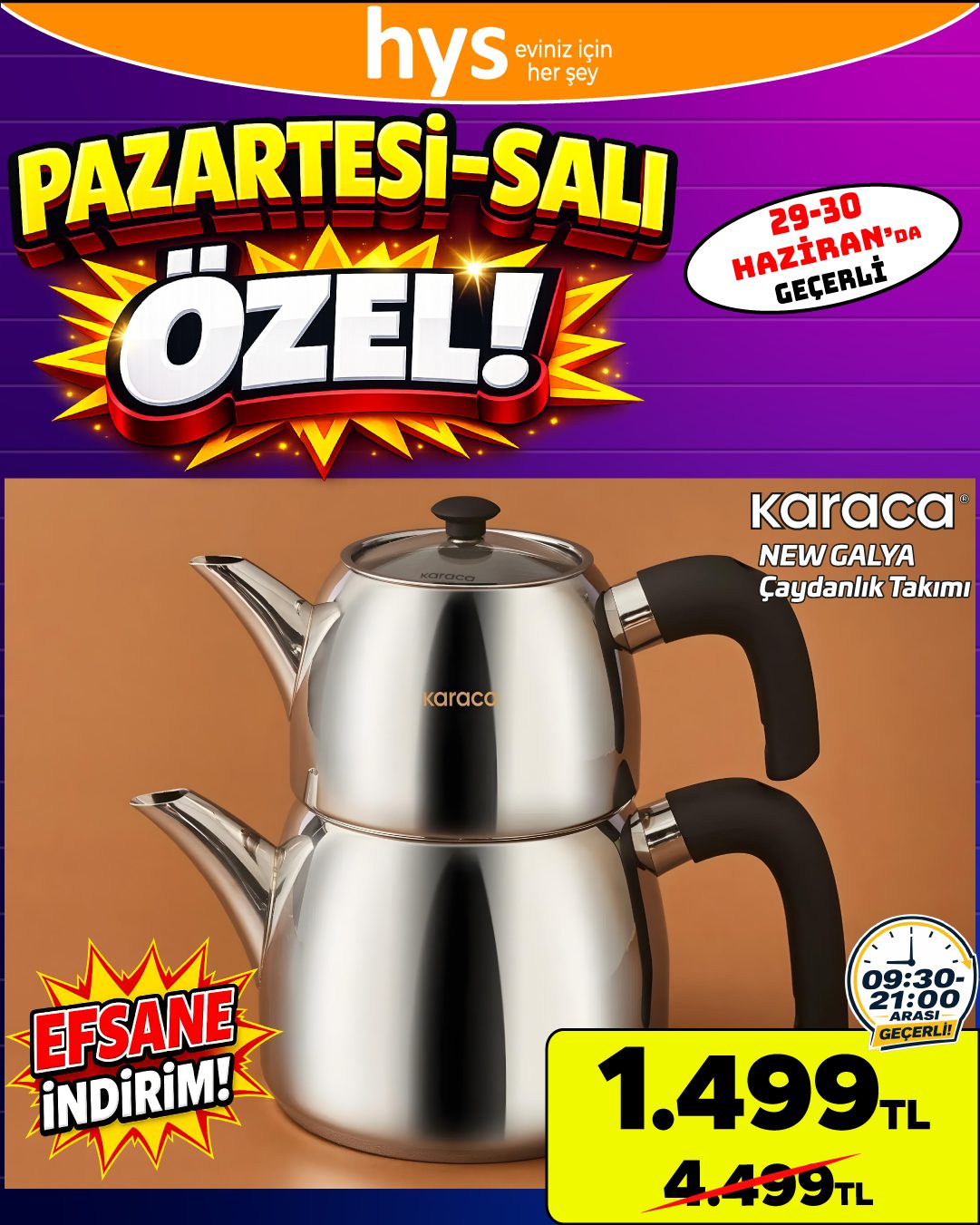 Karaca New Galya Çaydanlık Takımı Ürün ana görseli