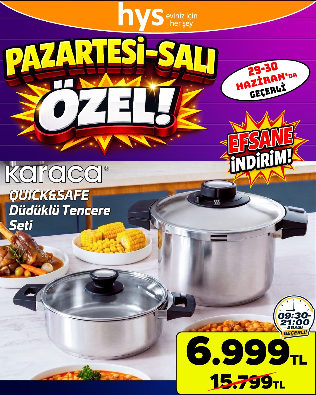 Karaca Quick Safe Düdüklü Tencere Seti