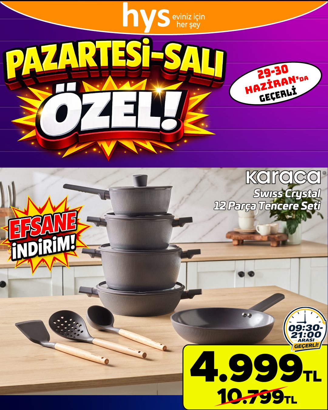 Karaca Swiss Crystal Tencere Seti