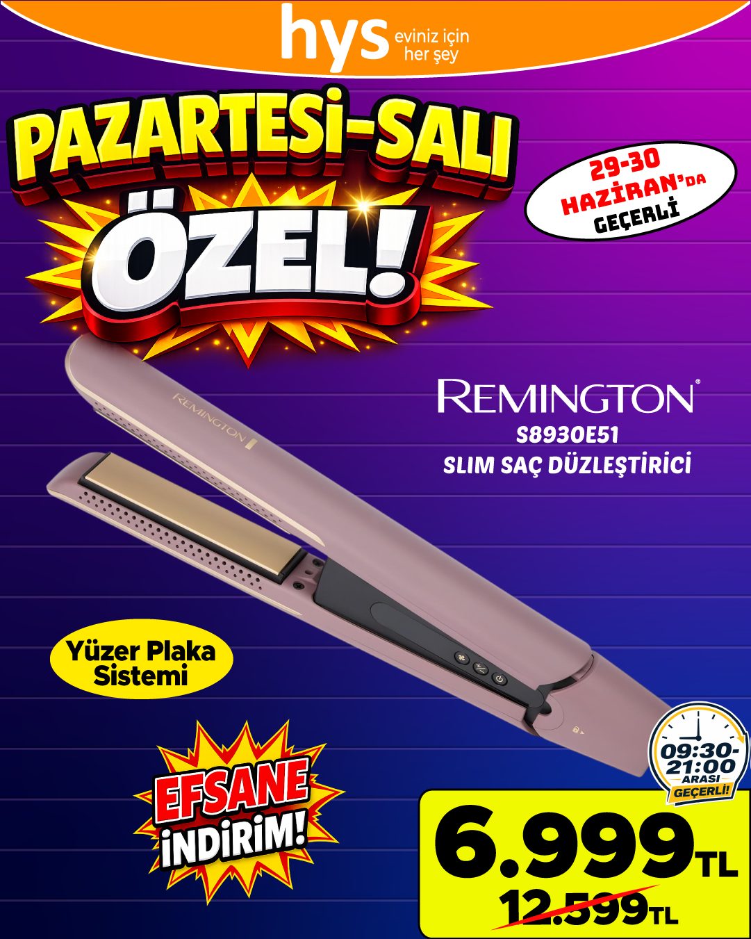 Remington Saç Düzleştirici