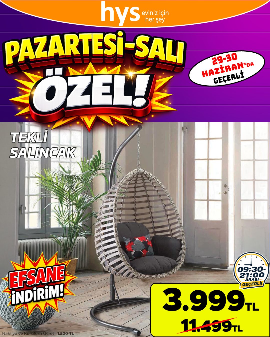 Tekli Salıncak Ürün ana görseli
