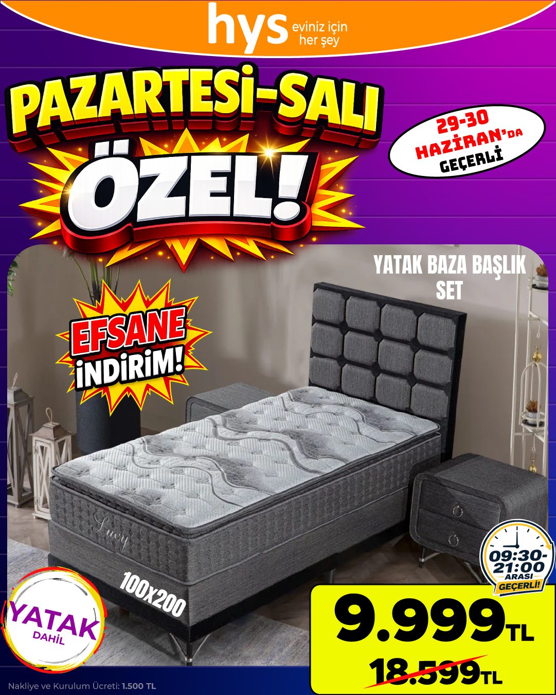 Yatak Baza Başlık Seti