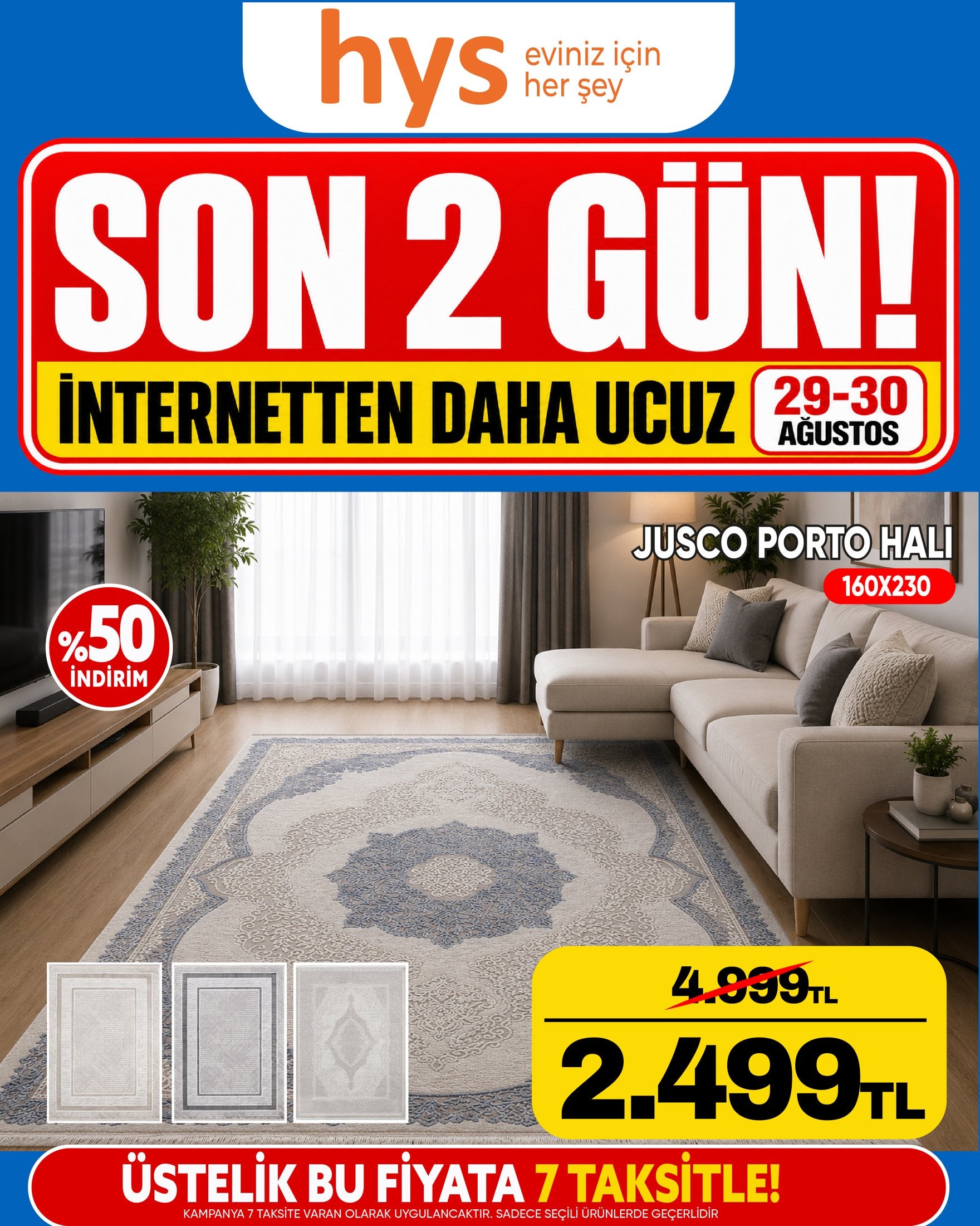 Jusco Porto Halı 160x230