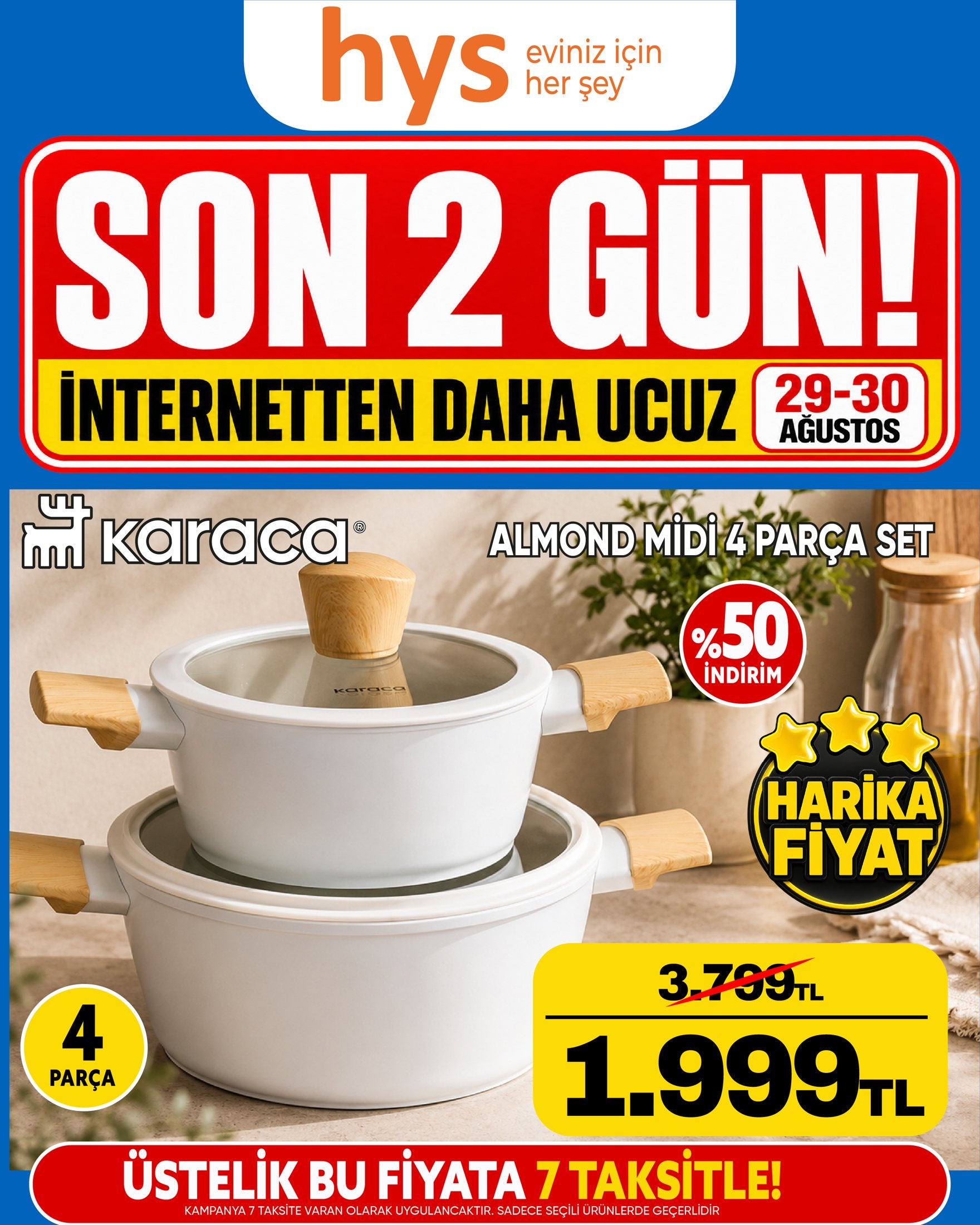 Karaca Almond Midi 4 Parça Set