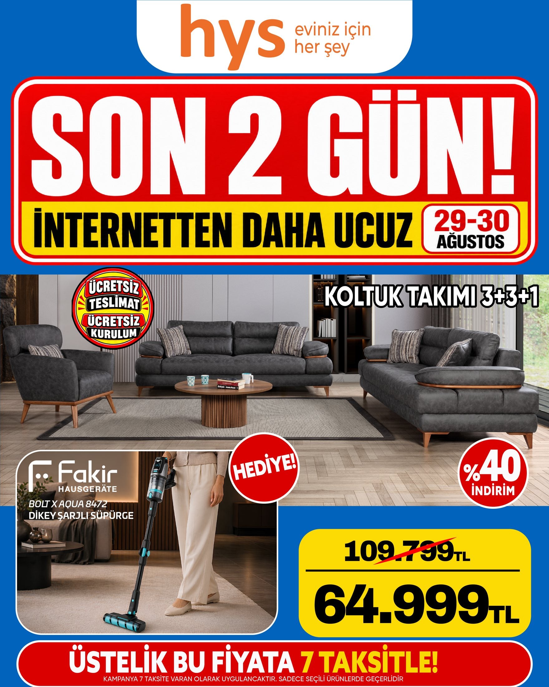 Koltuk Takımı 3+3+1 Model 3