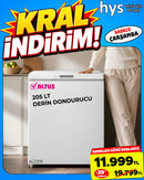 Altus AL 2205 Sandık Tipi Derin Dondurucu