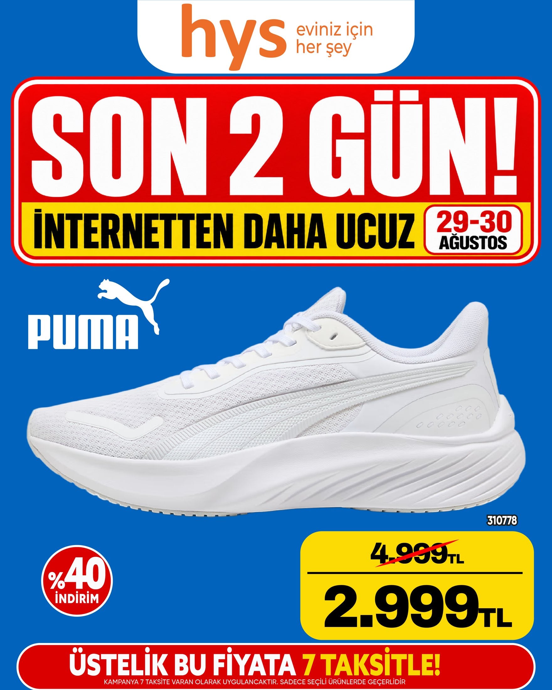 Puma Beyaz Spor Ayakkabı