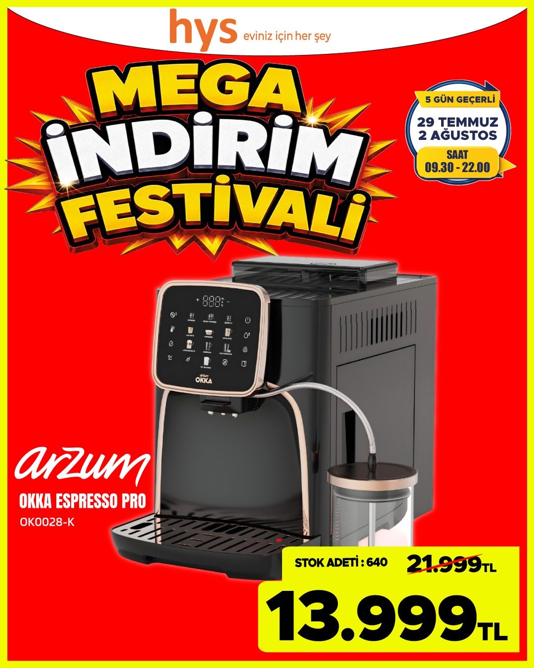 Arzum Okka Espresso pro