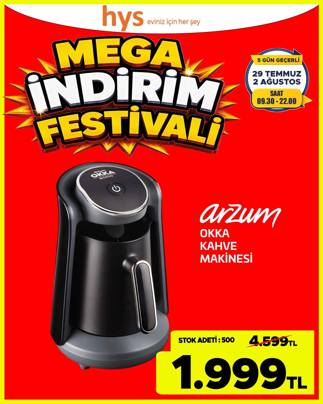 Arzum Okka Kahve Makinesi Ürün ana görseli