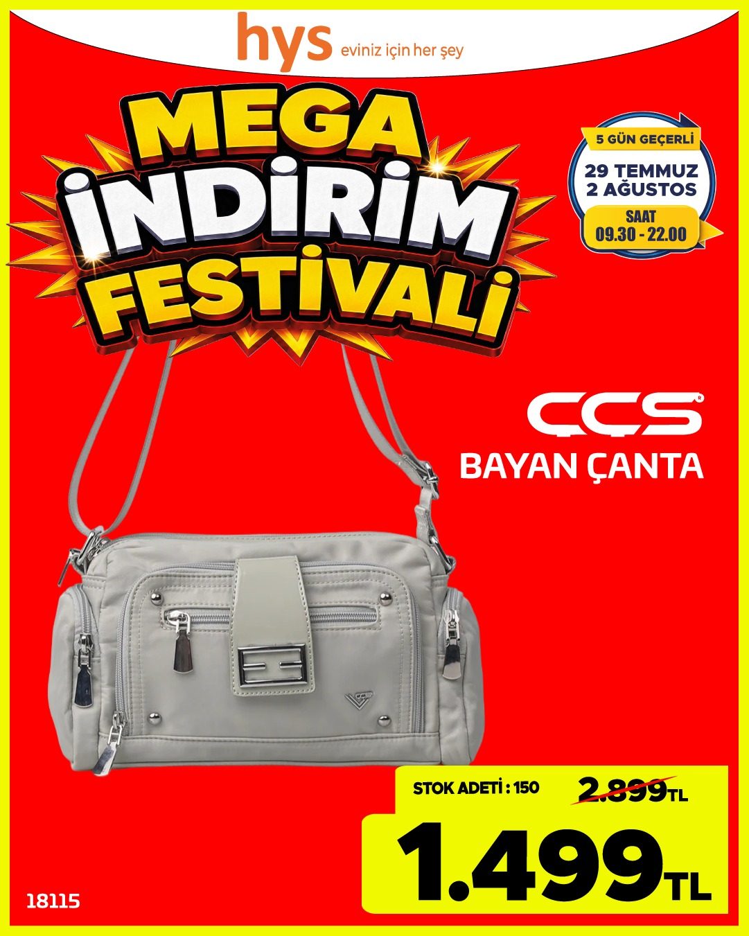 CCS Bayan Çanta Ürün ana görseli
