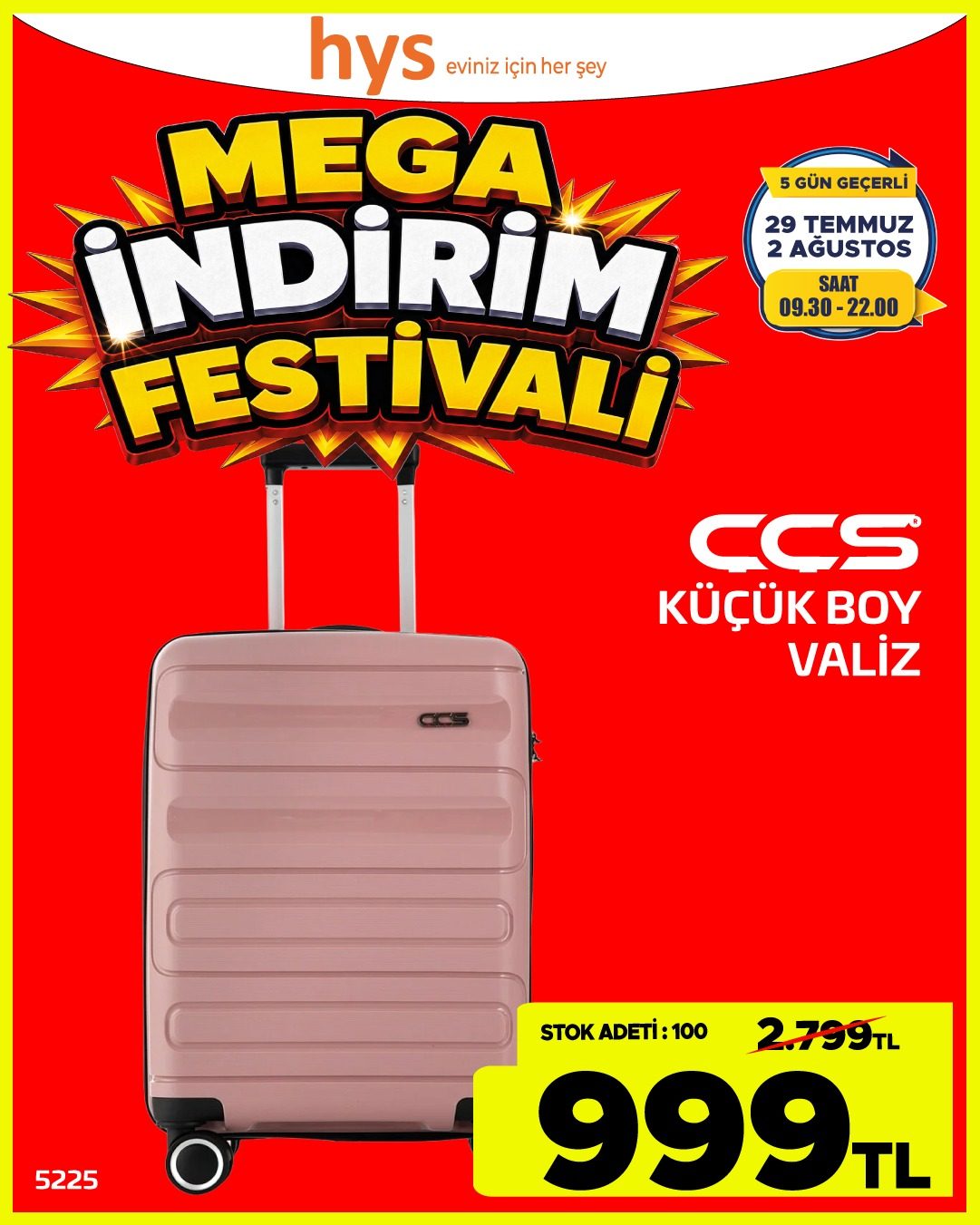 CCS Küçük Boy Valiz