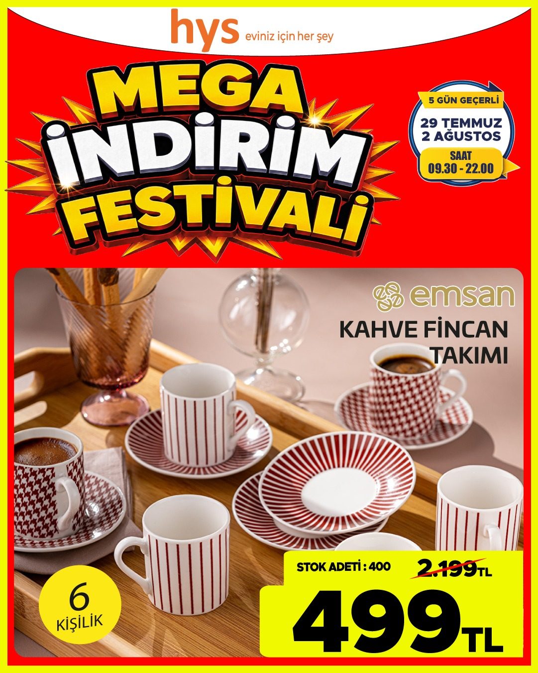 Emsan Kahve Fincan Takımı