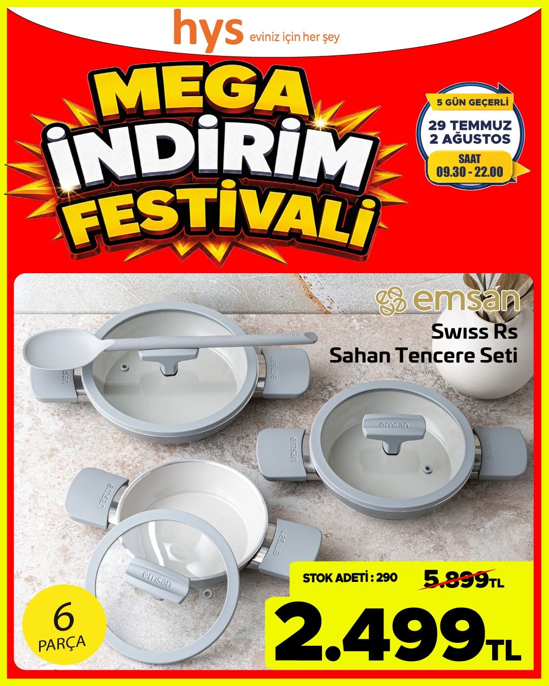 Emsan Swiss Rs Sahan Tencere Seti